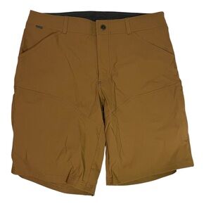 Kuhl Renegade Shorts Pockets Outdoor Hiking Mens Clay/Tan Nylon Size 36